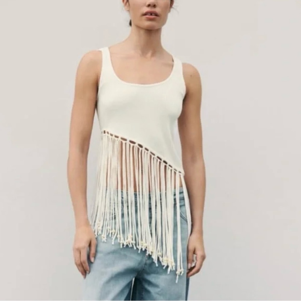 Zara beaded tank top